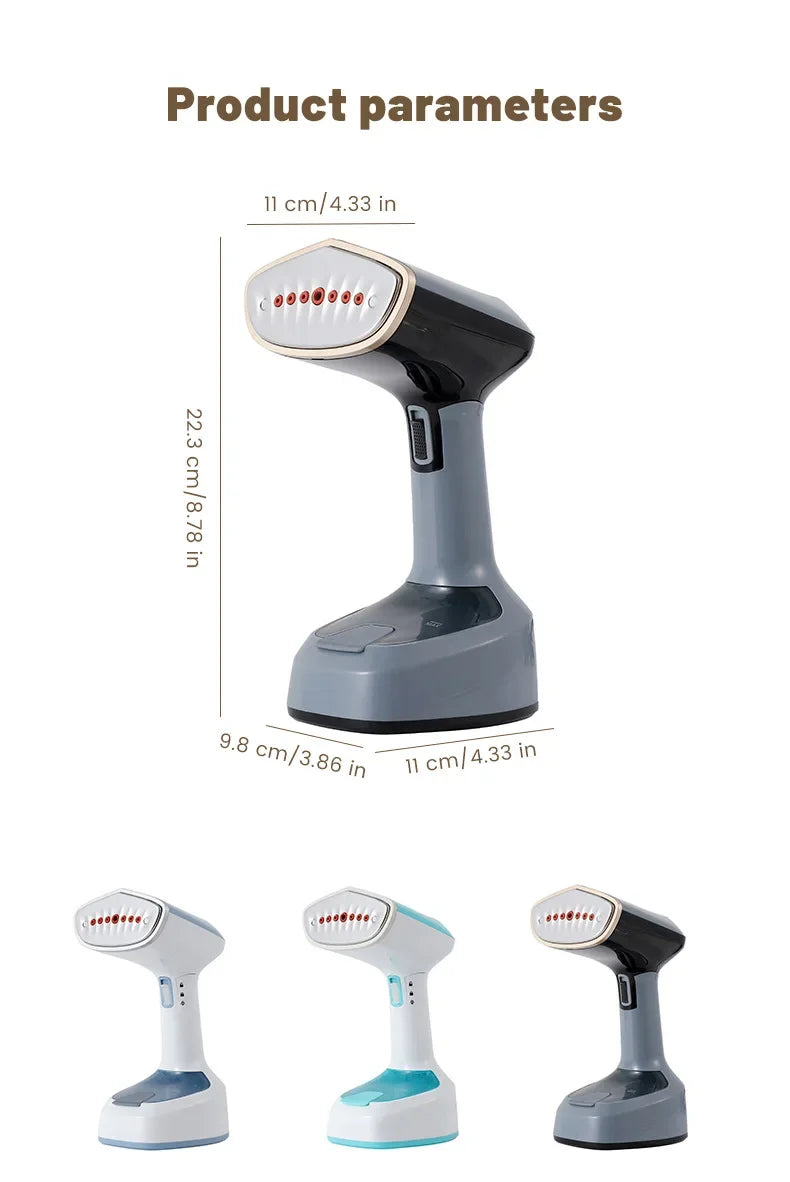 Machine à repasser à la main à la main 1500W Machine à repasser à main à plier pour vêtements Machine à repasser verticale portable à chaleur rapide pour vêtements