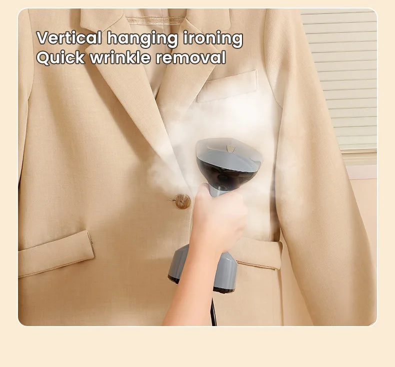 Machine à repasser à la main à la main 1500W Machine à repasser à main à plier pour vêtements Machine à repasser verticale portable à chaleur rapide pour vêtements