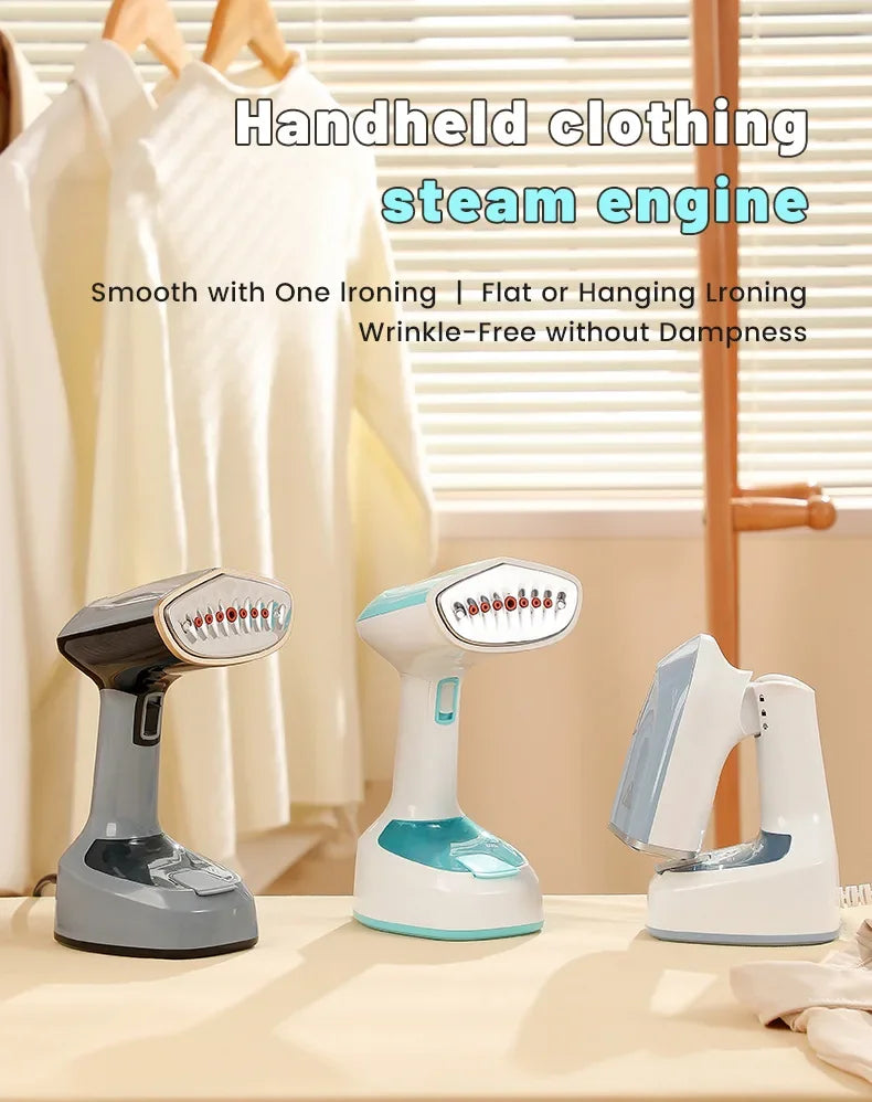 Machine à repasser à la main à la main 1500W Machine à repasser à main à plier pour vêtements Machine à repasser verticale portable à chaleur rapide pour vêtements