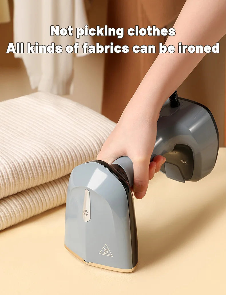 Machine à repasser à la main à la main 1500W Machine à repasser à main à plier pour vêtements Machine à repasser verticale portable à chaleur rapide pour vêtements