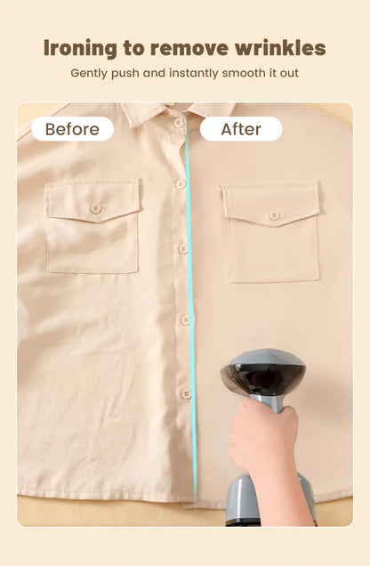 Machine à repasser à la main à la main 1500W Machine à repasser à main à plier pour vêtements Machine à repasser verticale portable à chaleur rapide pour vêtements